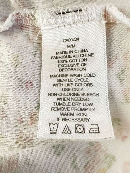 ARIA Floral Cottagecore Prairie Lace Pocket Sleep Dress Nightgown Coquette - Picture 5 of 6